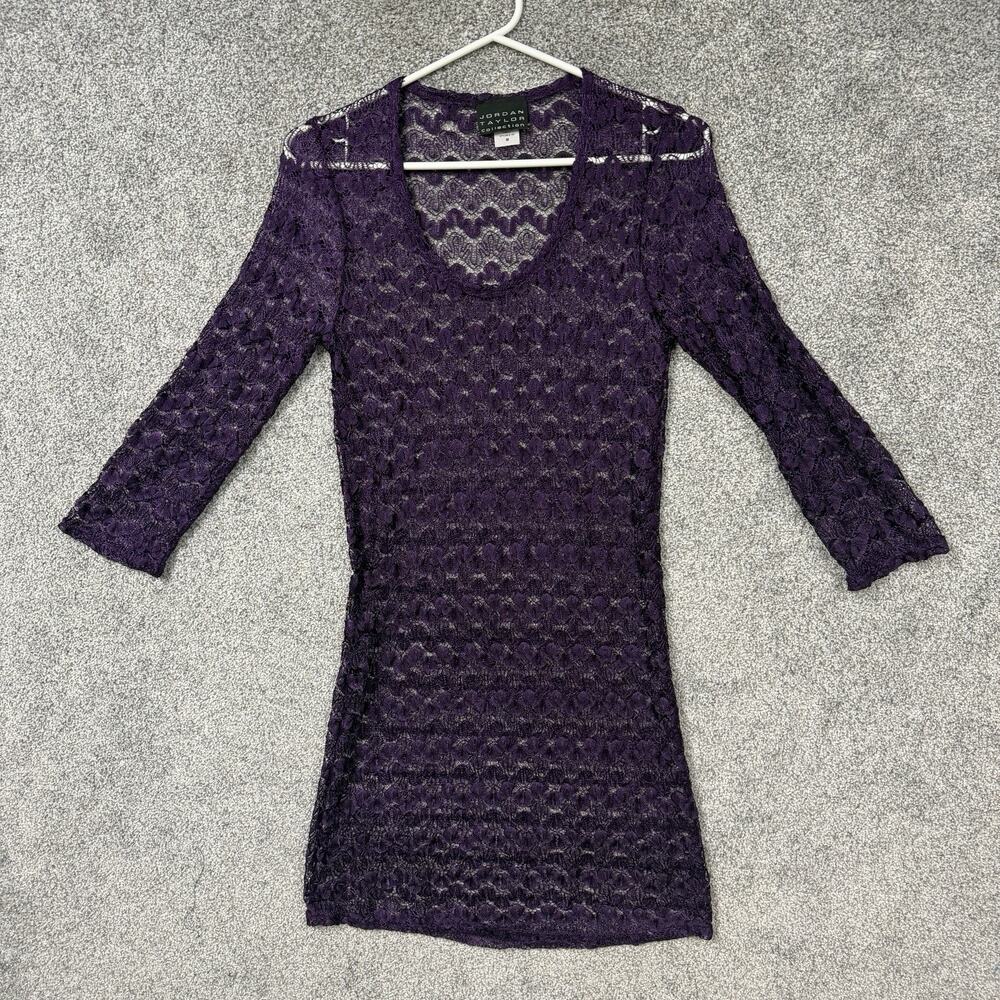 Jordan Taylor Swim Cover Up M Lace Festival Vacation Whimsigoth Indie Sleaze
